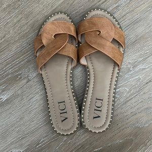 Brown sandals